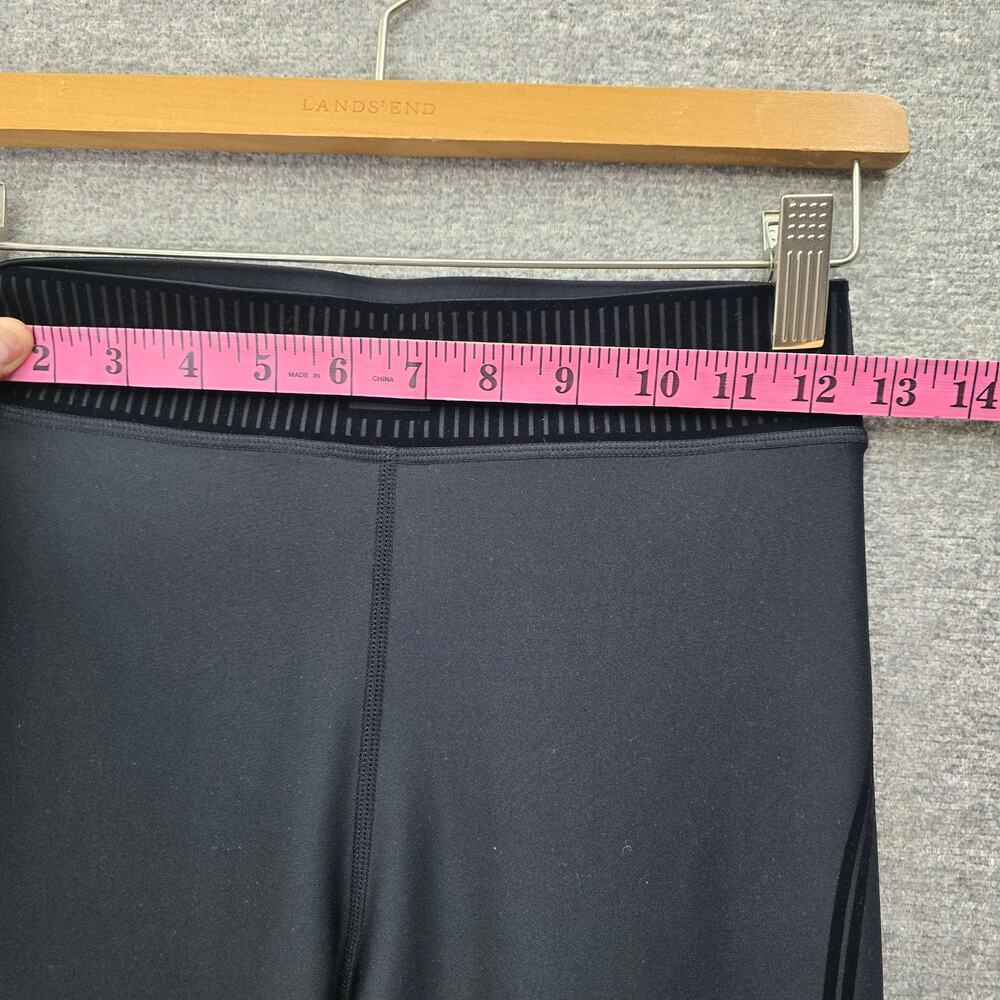 alo YOGA AIRLIFT HIGH-WAIST BLACK LEGGINGS VELVET STRIPE, SIZE S - Picture 4 of 6